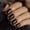 A2, variant on YTTAL Buy 2 Get 1 Free Press On Nails - Short Square Black French Cat Eye Fake Nails, 24Pcs Glossy Dark Brown Glue On Nails for Women