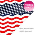 thumbnail image 4 of BASICO 12pk American Flag Bandana Face Covering | 100% Cotton Bandana for Men Women | Face Bandana Headband, 4 of 6