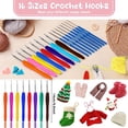 thumbnail image 3 of Tejido Crochet Kit, Kit de Ganchillo para Principiantes, Viene con Ganchillo, Hilo, Accesorios para Tejer y Bolsa de Almacenamiento, 3 of 4