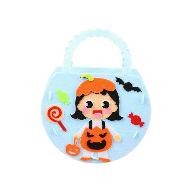 Pochette Cadeau en Tissu Réutilisable Colorée pour Bonbons, Fournitures de Fête, Matériau Non Tissé avec Poignée de Transport Robuste, Sacs Fourre-Tout Décoratifs pour Célébrations Saisonnières 7.09x8.66 Po