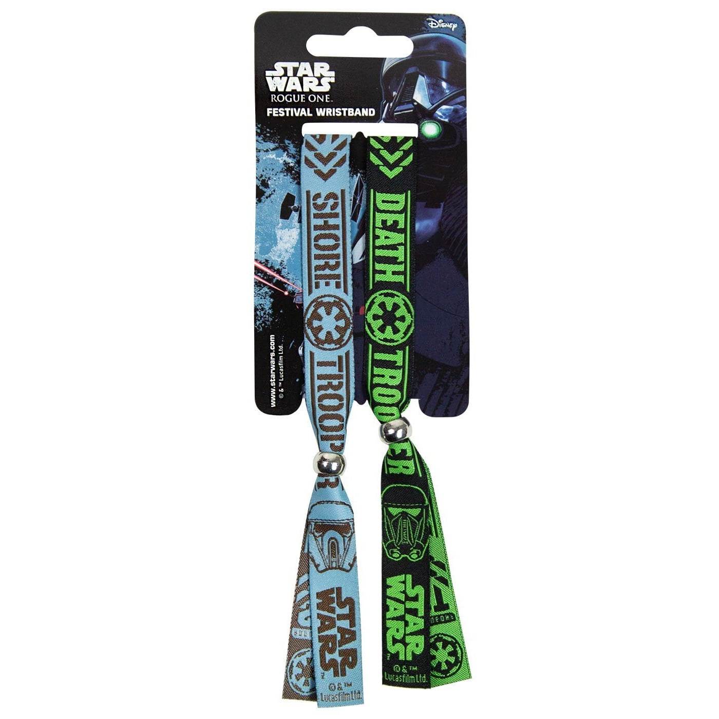 Star Wars: Rogue One Trooper Empire Festival Wristband Set (Pack of 2 ...