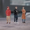 thumbnail image 4 of 1/32 Scale Figures Resin Miniature People Models Home Decoration Portable Designs for Dioramas Displays Set of 3, 4 of 8