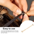 thumbnail image 3 of Mujeres cara levantamiento apretado nylon bandas faciales arrugas removedor correas ajustables peluques maquillaje herramienta de belleza suministros de belleza banda de una sola banda albaricoque Eigraketly CE011575-02, 3 of 7