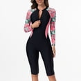 thumbnail image 4 of MKLEKYY Trajes De Baño Mujer Dos Piezas Women'S 2025 New Spring And Summer Sunscreen Swimsuit With Integrated Zipper Sunscreen Surfing Swimsuit 672, 4 of 5