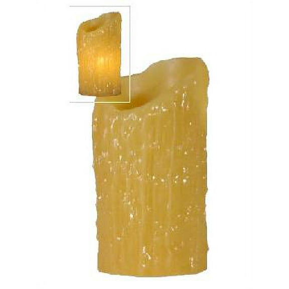 B&P Lamp® Large Dia. - Gold "Melting" Candle Covers, 4" O.D. X 4" Ht. X 3 3/8" I.D.