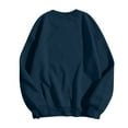 thumbnail image 5 of WEAIXIMIUNG Vestes Chandails en Molleton pour Femmes à Fermeture Éclair Complète Oversize Manches Longues Col Rond Imprimé Lettres Léger Ample Blouse, 5 of 5
