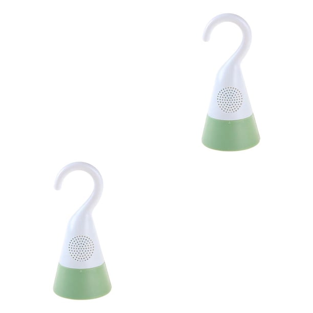 Wosthever Caja de absorción de humedad extraíble Cajón de silicona ABS Diseño hueco Desodorante Calcetines Deshumidificador Suministros para Verde 2piezas
