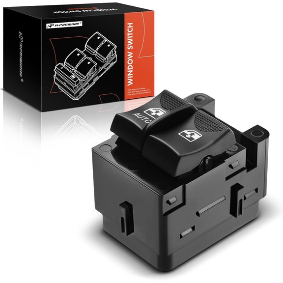 A-Premium Power Window Switch Compatible with Chevrolet Monte Carlo 2000 2001 2002 2003 2004 2005, Front Left Driver Side, Replace # 310284860 19244863