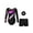 Black, variant on Miutii Gymnastics Leotards with Shorts for Girls Kids Biketard Tumbling Outfits Deluxe Ballet Dance Bodysuit Black 12