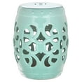 thumbnail image 2 of Safavieh Imperial Vine Ceramic Decorative Garden Stool, Light Blue, 2 of 5