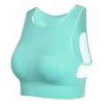 thumbnail image 2 of Chaleco deportivo Sujetador con aros Secado rápido Fitness Yoga Ropa interior para correr, Verde, XL tholdsy AP001273-14B, 2 of 7
