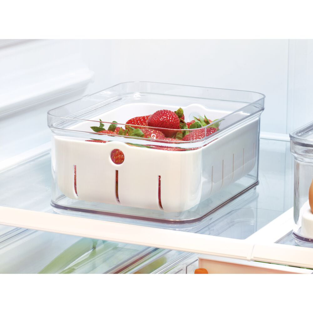 iDesign Crisp Stackable Refrigerator and Pantry Produce Food Storage  Container & Reviews