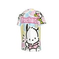 thumbnail image 5 of Boys Girls Pochacco Shirt Graphic T-Shirt Crewneck Short Sleeve 3d Colorful Tops Tees, 5 of 7
