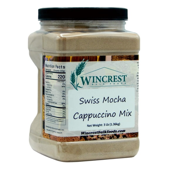 Swiss Mocha Cappuccino Mix - 3 Lb Tub