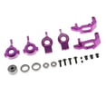 thumbnail image 1 of pitrice Kit de Mise à Niveau de Moyeu de Direction de Voiture Modèle 1/10 pour HSP Redcat Volcane EPX Violet, 1 of 5