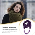 thumbnail image 4 of Sonducket Collares de bufanda suaves y cómodos para diario, colgante de cuentas, collar de bufanda, regalos únicos Ropa, zapatos y accesorios Miscelánea púrpura, 4 of 6