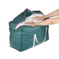 thumbnail image 4 of Unique Bargains 1 Pack Clothes Storage Bags Moving Bags Army Green 23*16*10in, 4 of 7