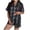 P-Black, variant on Womens Halloween Pajamas Short Set Ghost Read Book 2 Piece Party Button Down Shirt Vacation Loungewear