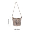 thumbnail image 2 of COOPHYA 1Set Rope Hanging Flower Pots for Indoor Decoration in 11.8 x 11.8 x 3.9in, 2 of 8