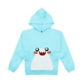 thumbnail image 5 of LankyBox Thicc Shark Long Sleeve Boy's Blue Cosplay Hoodie-8, 5 of 8