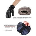 thumbnail image 3 of Electric Heated Gloves,Portable Battery Heating Thermal Gloves,Waterproof Touchscreen Gloves for Cycling,Motorcycle,Hiking,Snowboarding Outdoor Winter Sport, 3 of 11