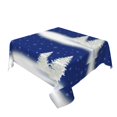 thumbnail image 2 of Wukai Christmas Fir Tree Waterproof Tablecloth for Kitchen Dining, Fits Square Tables for 2-4 Seats -60"x60", 2 of 7