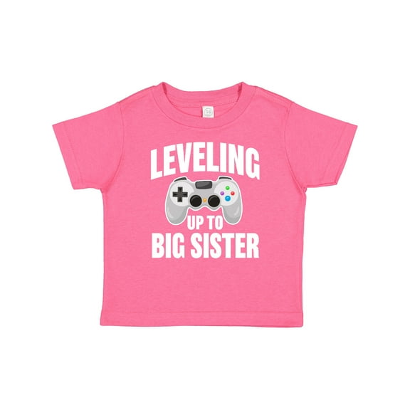 Inktastic Leveling Up to Big Sister Girls Baby T-Shirt
