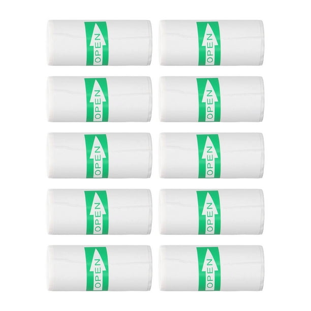 Papel térmico, 10 rollos de impresora térmica, papel térmico autoadhesivo, rollo de papel imprimible, durabilidad extendida