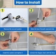 thumbnail image 6 of Universal Toilet Tank Replacement Kit, Include Toilet Fill Valve, Black, 1 Set, 6 of 6