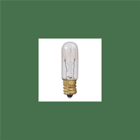 

Bulbrite 861391 6 watt Dimmable Clear T4 Incandescent Light Bulbs with Candelabra E12 Base 2700K Warm White Light - Pack of 50