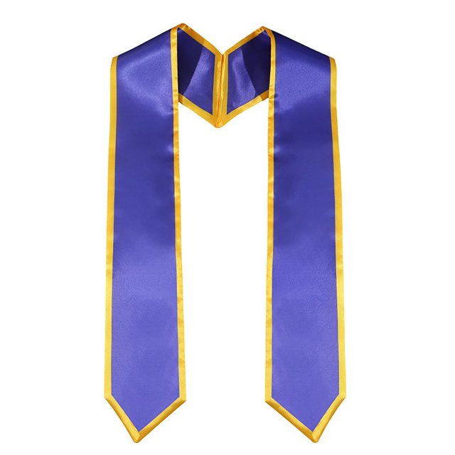 72 Inch Graduation Sashes and Stoles Graduation Party Decorations, College Student Graduation Blue Sash Graduation Shawl, for Graduation Anniversary Party Decorations (Blue)