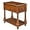 Cherry Brown2, variant on Narrow End Table with Drawer and Shelf, Solid Wood Sofa Side Table 2-Tier Skinny Table with Storage Slim Bedside Table for Small Spaces Living Room-Cherry Brown BBJ-004-DR