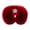 Wine Red, variant on Fashion Fake Collar Thickened Soft Fluffy Faux Fur Solid Color Cold-resistant Windproof Unisex Winter Neck Warmer Scarf Women Men Neck Wrap Black