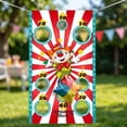 thumbnail image 4 of Amazing Show Carnival Bean Bag Toss Game, Circus Clown Theme Party Supplies with 3 Bean Bags & Hanging Banner, Outdoor Backyard Lawn Games for Family Gatherings and Events, 4 of 6