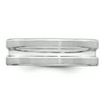 thumbnail image 3 of 925 Sterling Silver 7mm Brushed Fancy Band Ring Size 8.5, 3 of 7
