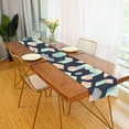 thumbnail image 2 of Yayeee Table Runner 70 inches Long Home Kitchen Dinning Party Decoration, Black Cubes, 2 of 7