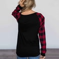 thumbnail image 4 of Camisas de Navidad Para Mujer Tops de Manga Larga Moda Casual Cómoda Blusa de Sudor Con Estampado de Navidad Odeerbi ODB199579, 4 of 9
