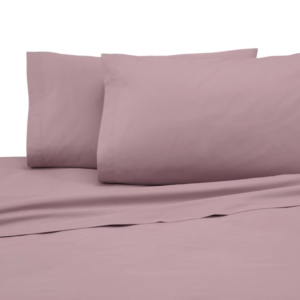 Martex 225 Cotton Blend Sheet Set, Twin XL, Dusty Rose