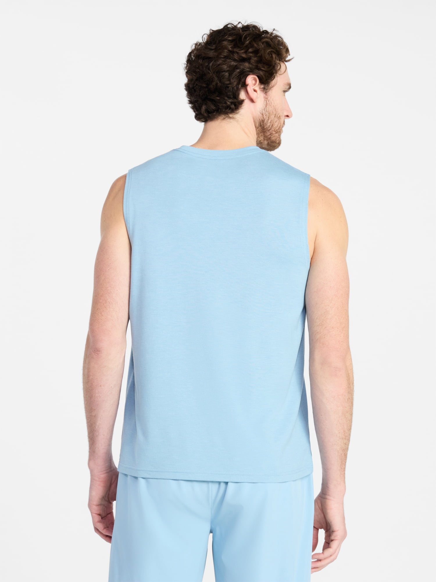 Athletic Works Men's and Men's Big & Tall Tri-Blend Muscle Tee, Sizes XS-4XLT
