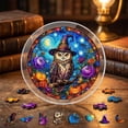 thumbnail image 5 of Halloween Sun Catcher for Window Hanging, 8 Styles Stained Glass Acrylic Puzzle Suncatcher for Windows Wall Car, Spooky House Warming Gift for Family Friends by MPOISVA, 5 of 7