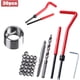thumbnail image 2 of Kit de reparación de roscas métricas, 30 piezas de insertos de acero M6, práctico juego de herramientas de reparación automática, 2 of 5