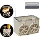 thumbnail image 5 of Caja de almacenamiento para reposabrazos de coche Riwesomey Beige portavasos plegable, 5 of 6