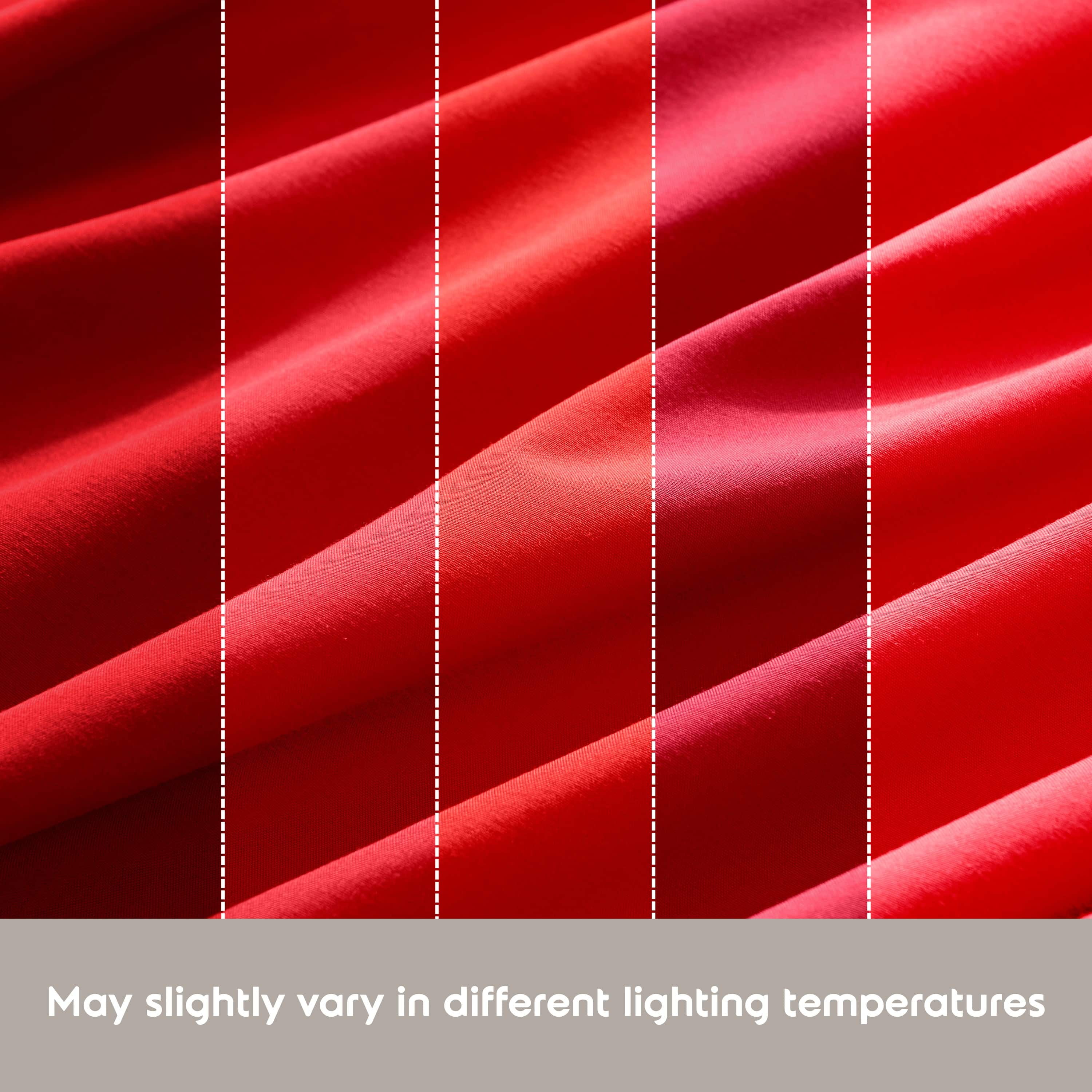 Lammaloe Full Size Sheets Set, Hotel Style Deep Pocket 4 Piece Bed Sheets, Luxury Soft Microfiber Sheet Sets, Cherry Red