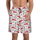 thumbnail image 1 of Fotbe Cute Christmas Hat Penguin Trajes de Baño Estampados para Hombre, Shorts de Verano de Secado Rápido, Ropa de Playa, Bañadores-X-Large, 1 of 6