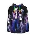 thumbnail image 7 of Harley Quinn Joker Animated Sweatshirt For Womens Fashion Hoodies Pullover Athletic Daily Hoody Hooded Clothing Gift Large, 7 of 7