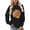 Black, variant on Women's Lined Hoodless Pullover Relaxed All Season Sweatshirt