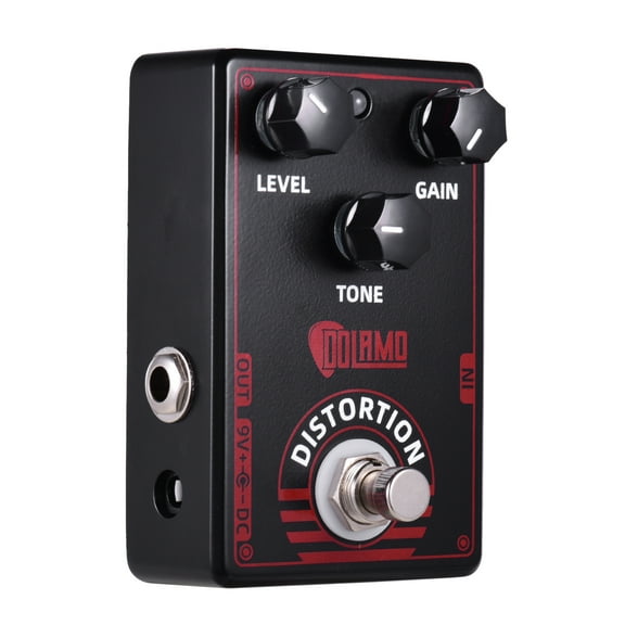 Tomshoo D-4 High Gain Distortion Guitar Effect Pedal True British Style Effect Pedal with True Bypass for Electric Guitar