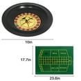 thumbnail image 2 of Ngardk Roulette Wheel Table Set, Roulette Rodeo Game with Chips & Mat 10-Inch, 2 of 6