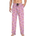 thumbnail image 3 of GZHJMY Valentine's Day Pajama Pants for Men, Lounge Pants Lightweight Men Pajama Bottoms with Drawstring Pockets, Christmas New Year Birthday Gifts, Medium, 3 of 6