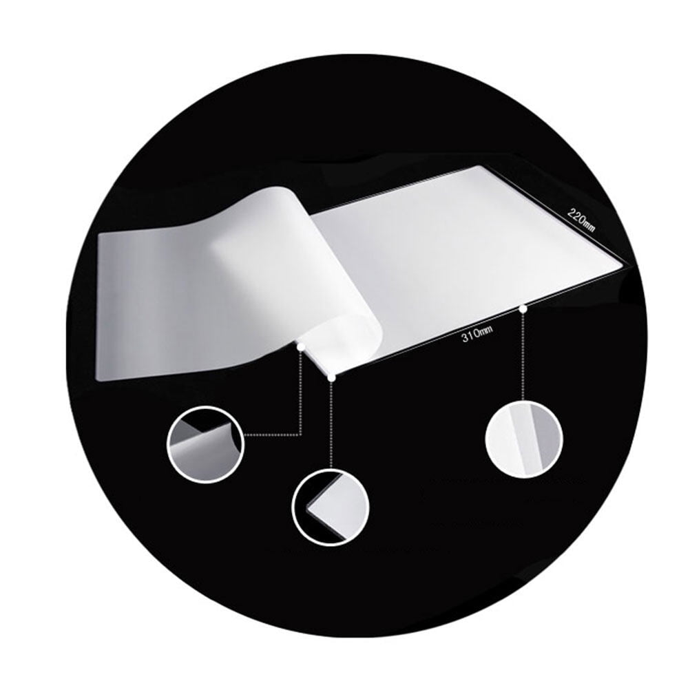 Masteelf 100 Pcs Laminating Pouches Photo Sealing Film Size 7 White